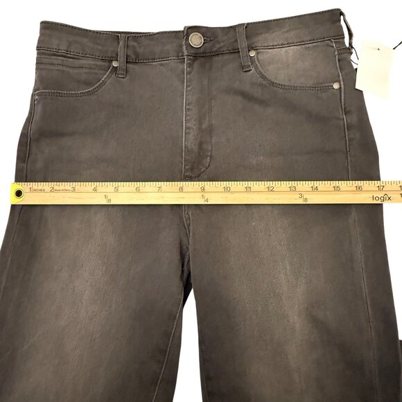 Articles Of Society Women's Sz 28 Durand London Wash High-Rise Crop Flare Jeans - Picture 8 of 16